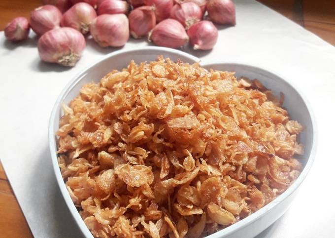 cara membuat bawang goreng tepung