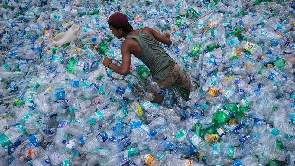kreasi plastik bekas yang estetik